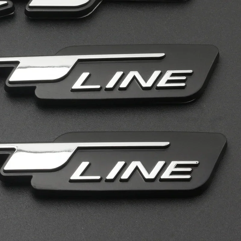 3D Chrome Car Letters GT Line Sticker Emblem Logo For Kia Ceed Picanto K5 Stonic Optima Sportage GT Line Badge Decal Accessories