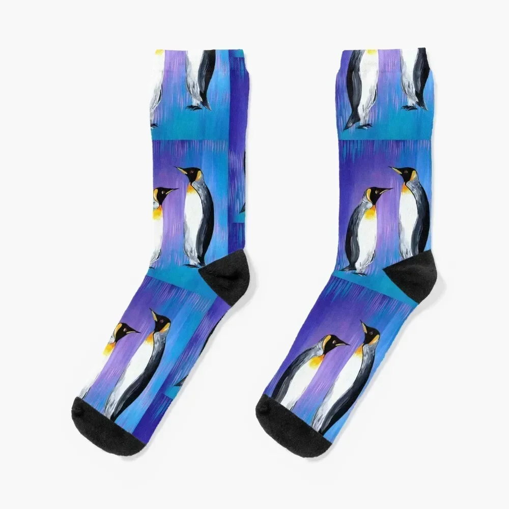 Los pingüinos son la felicidad Calcetines Run moda japonesa Calcetines de hombre Calcetines de mujer