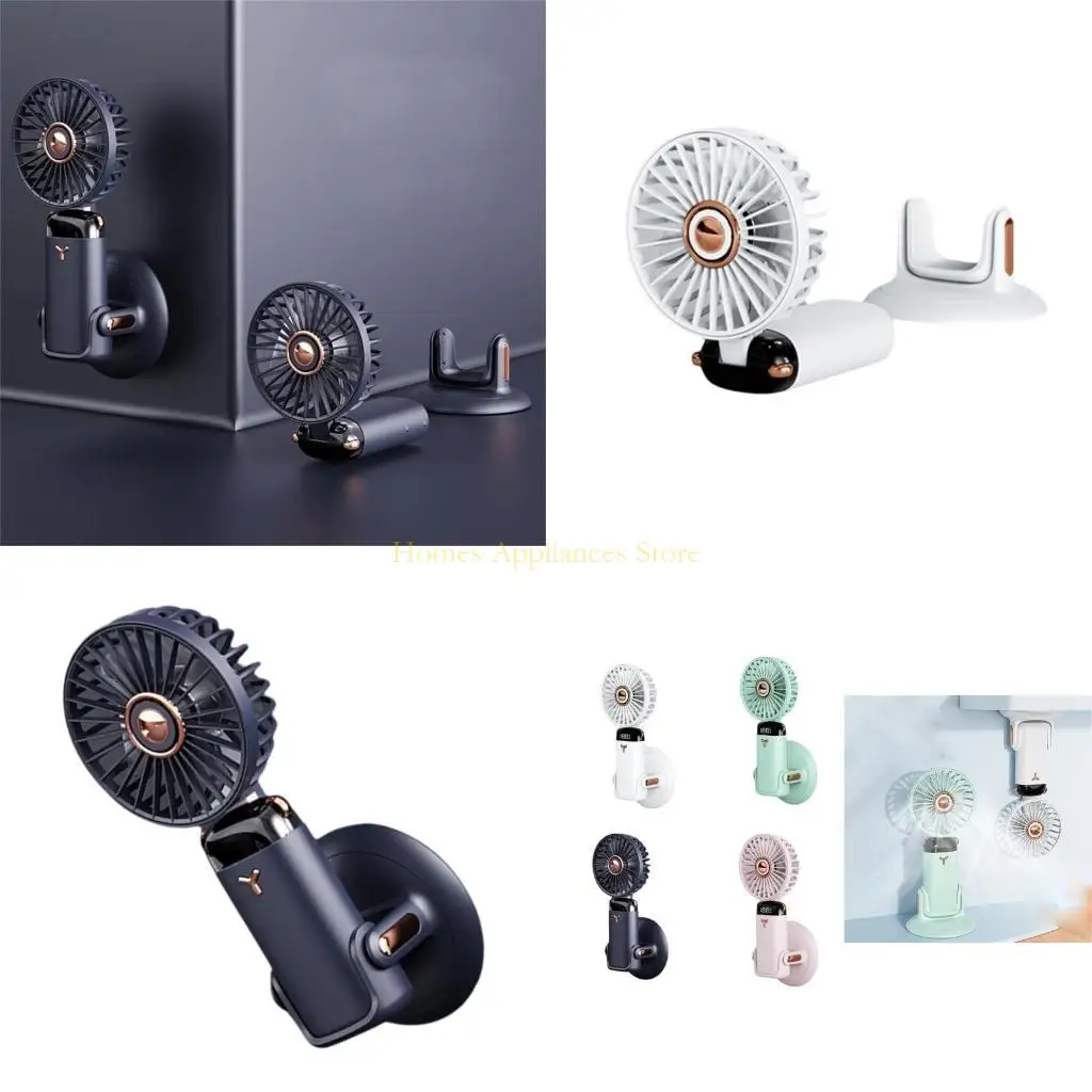 

D0AB USB Fan Comfortable Powerful Fan Wall Mounted Fan Small Camping Fan Convenient Plastic Fan Perfect for Hot Weather