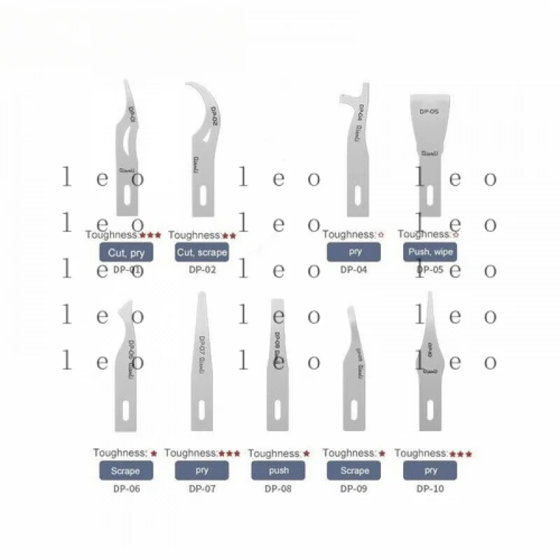 

GG for Qianli DP Handmade Polished Blades High Toughness Soft Blade Glue Clean Repair