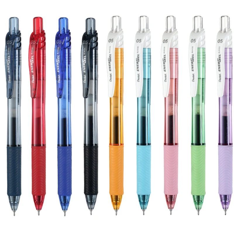 Multiple Colors Pentel BLN-105 Gel Pens 0.5mm Smooth Ink Writing Quick Drying Gel Roller Pen Student Teacher School Supplies