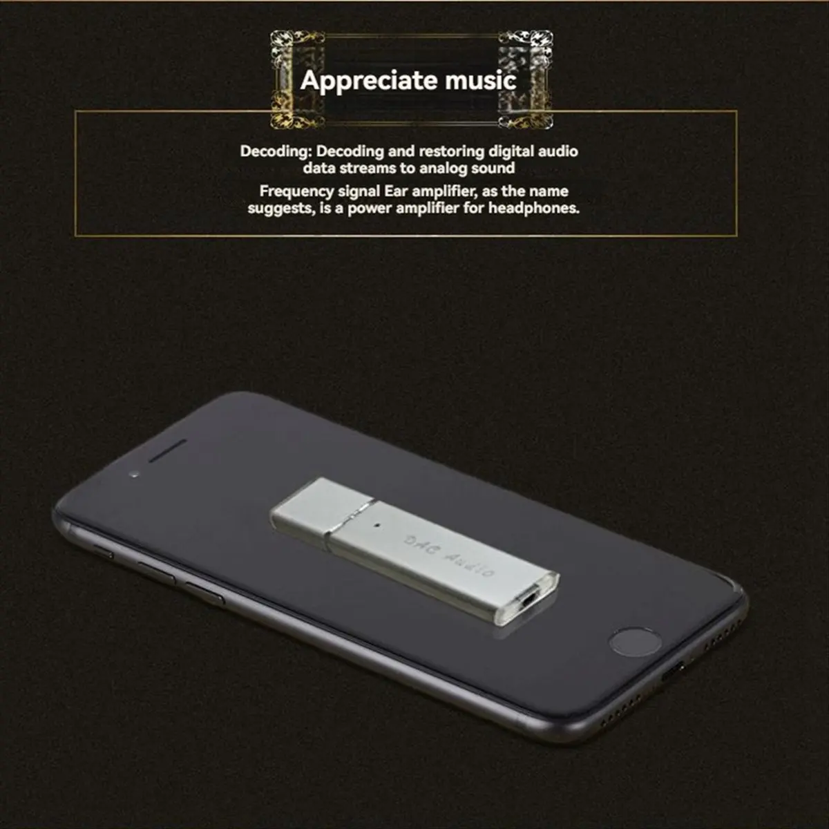 【THANKSGIVING DAY】 USB External Hifi Sound Card PCM2706+TDA1305 High Fidelity DAC Computer Mobile Phone OTG Earphone Decoder