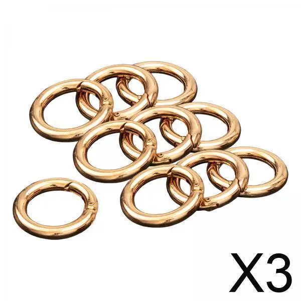 

Alloy Chains Link Rings Jewelry Connectors Key Ring Making Supplies for DIY Bracelet Necklace Craft