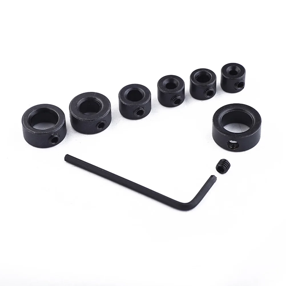 

7Pcs Drill Stop Ring 3-12Mm High Quality Bit Depth Limiter for Accurate Drilling Depth Control Woodworking Jig Accessory
