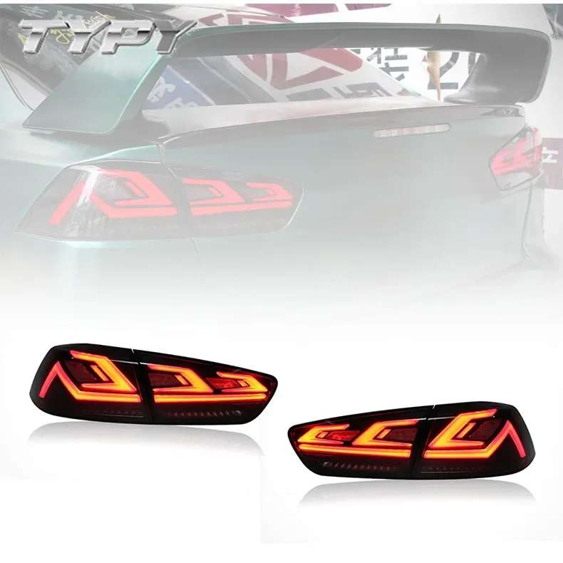 

Car Tail Lamp Assembly Modified LED Running Lights Turn Signal Back Brake Lights For Mitsubishi Lancer-EX 2007-2018