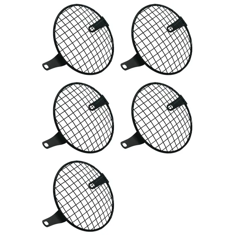 

Durable-5X Motorcycle Headlight Lamp Mesh Grille Cover Mask For GN125 CG125 A