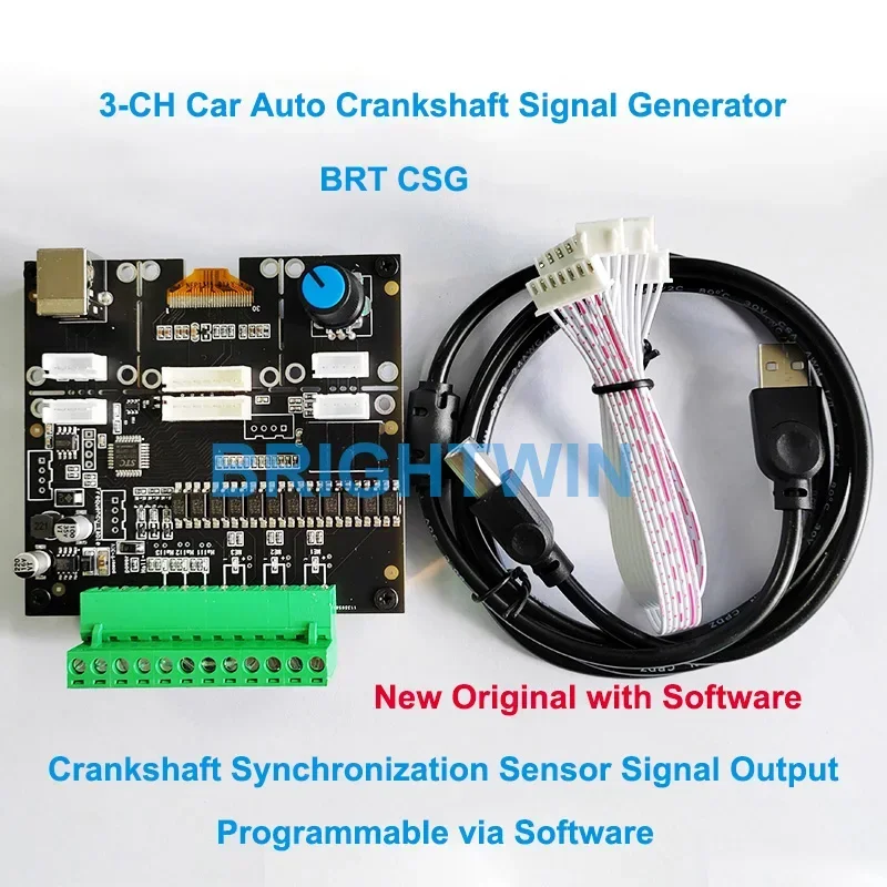 

IN STOCK 3-way Vehicle Crankshaft Sensor Signal Simulator Synchronous Programmable Car Signal Generator Magnetoelectric Hall Sig