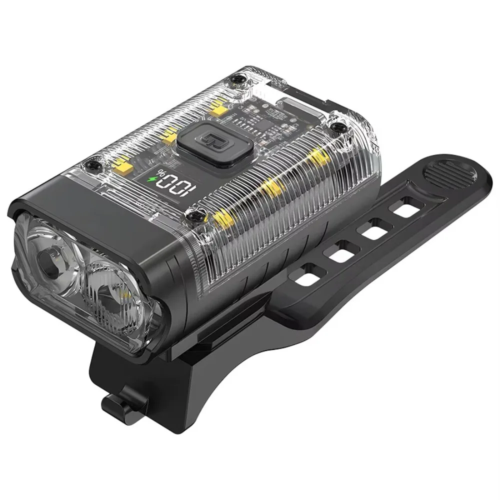 

T6 светодиодный передний фонарь для велосипеда 500LM 1200 мАч яркая велосипедная фара с цифровым дисплеем перезаряжаемый велосипедный фонарик аксессуар для велосипеда