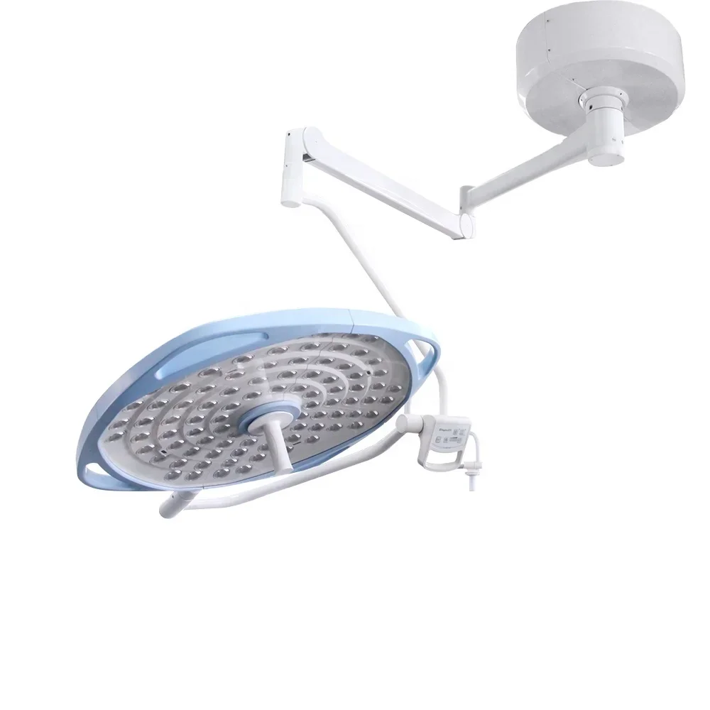 2024 Hot Selling LED Double Arms Ceiling Mounted Operation Lighting Shadowless Surgery Operating Medical Surgical Lamp