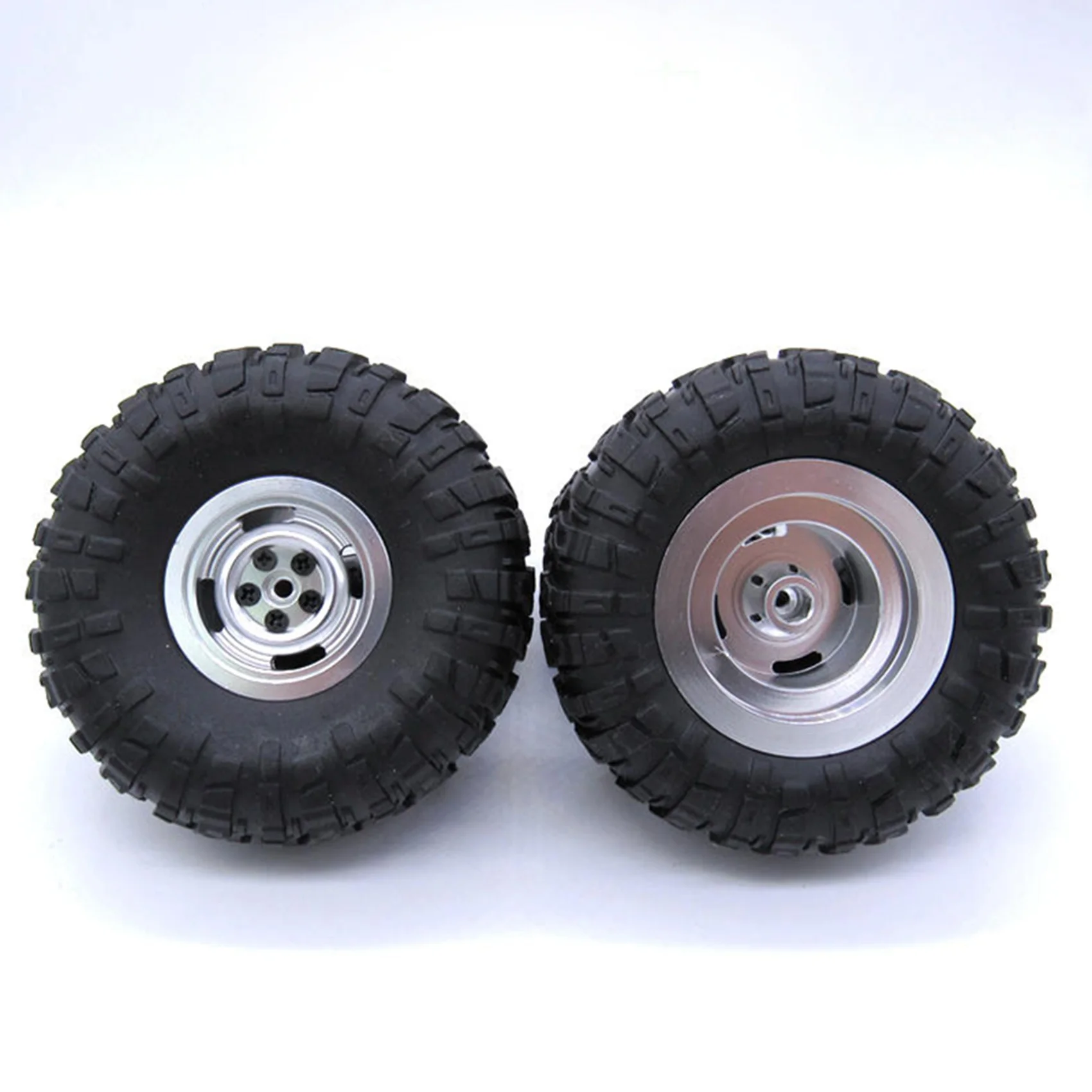 B49B-Metal Front Armor Protection Guard With 4Pcs Rc Car Metal Wheel Hub Wheels Rim,For 1/12 Mn D90 D91 D96 D99S Model Car