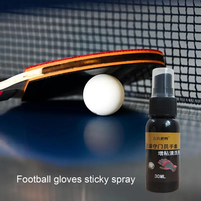 Football Tack Spray Goalie Gloves Glue 30ml Professional Sweat Resistant Football Gloves Sticky Spray For Football Training