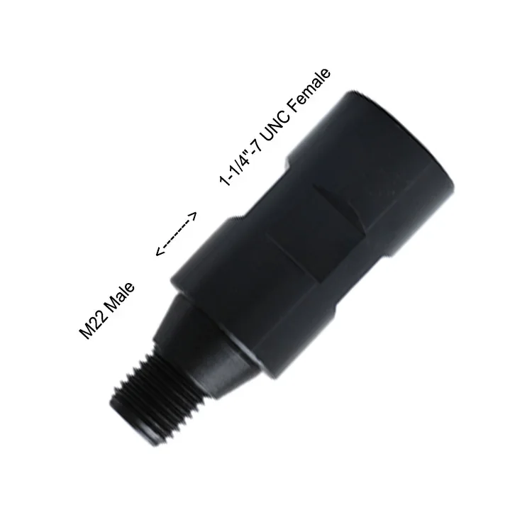 LAANCI 1 Pcs Thread Adapter for Diamond Drill Core Bits Male 11-4-7 to Female M22  Connection Convertor Construction Tools