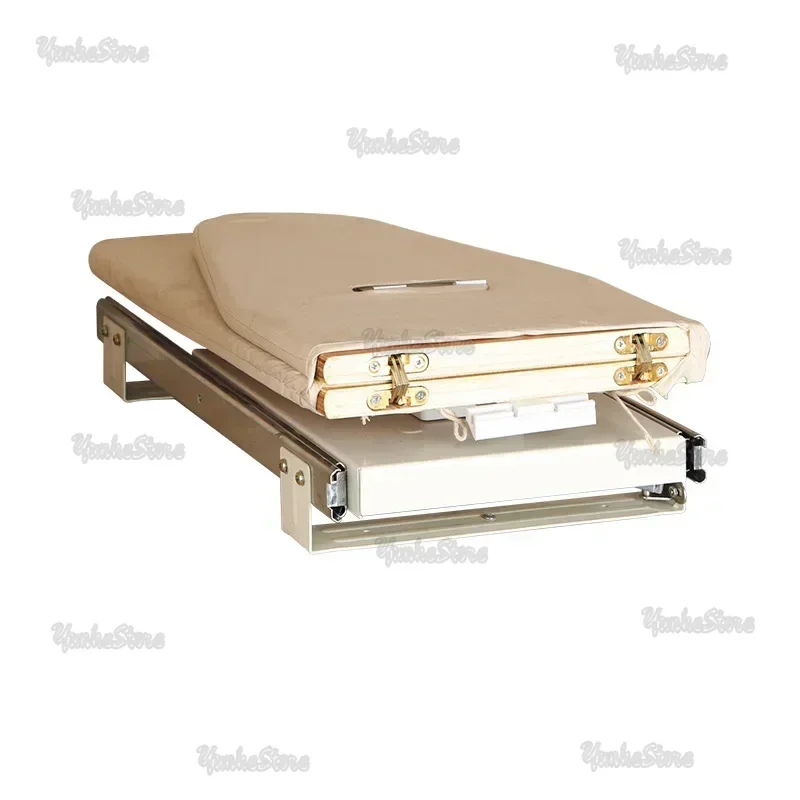 

Folding Ironing Board Rack Aluminum Retractable Rotary Ironing Board with Built-in Hidden Damping Guide