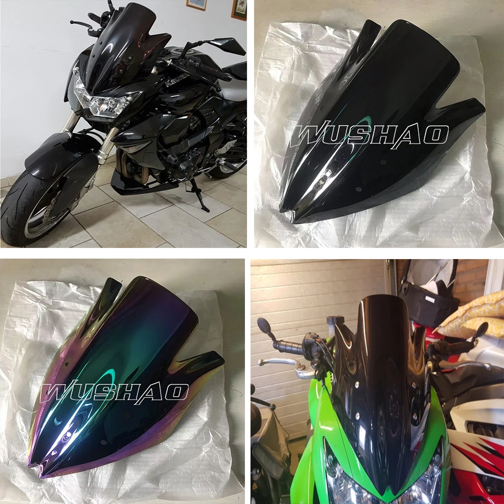 Z750 Motorcycle Windshield Parabrisas Windscreen Screen Wind Deflector For Kawasaki Z1000 Z 1000 2007 2008 2009 Z 750 2002 -2006