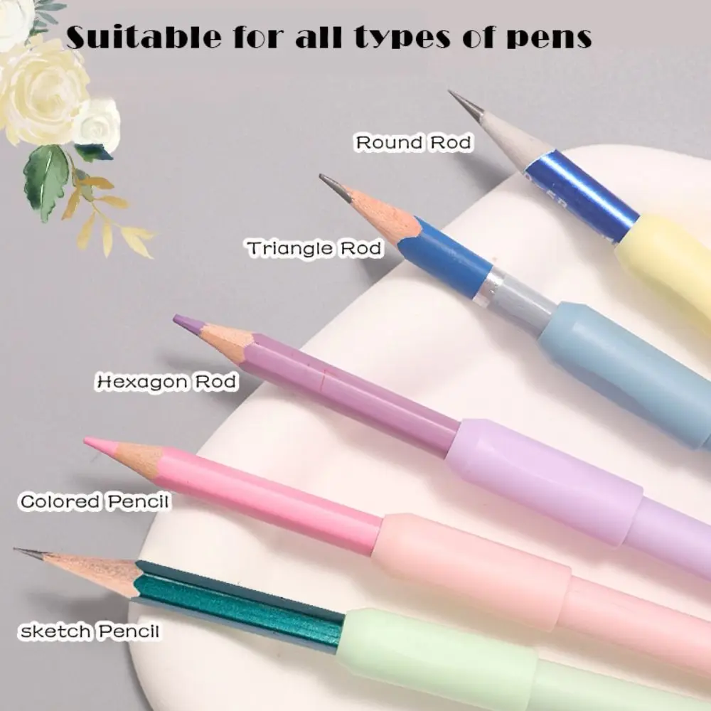 Plastic Pencil Extender Universal Adjustable Pencil Extension Holder Lightweight Pencil Lengthper Drawing Writing Sketch