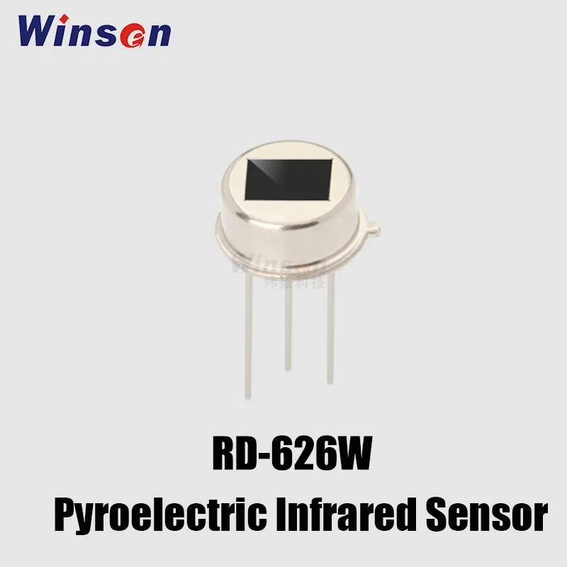 10PCS RD-626W Pyroelectric Infrared Sensor High Transmittance Used In Smart Home Appliance Safety Door Intrusion Alarm