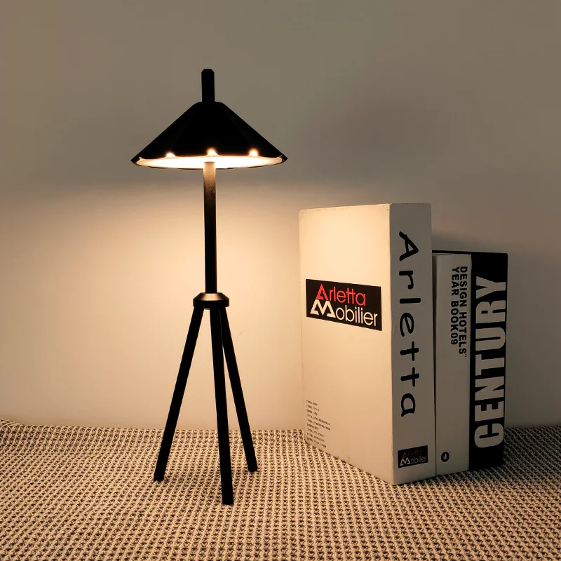 

Coffee Restaurant Architect Decorative Bedside Desk Lamp Led Iron Night Light Outdoor Umbrella Lamp
