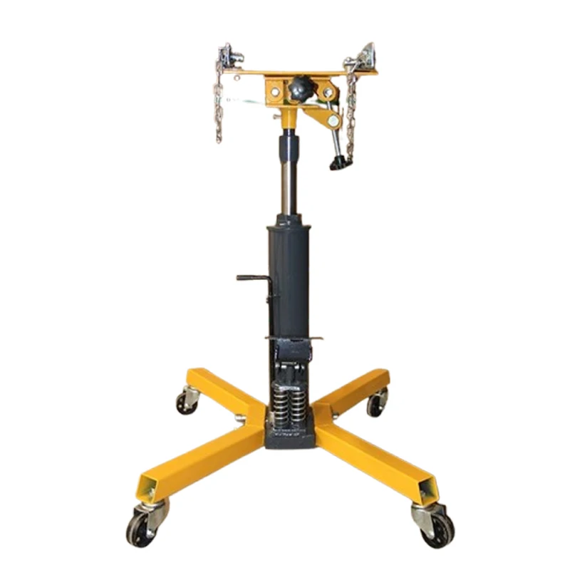 0,6T Single/Double Plunger Transmission Jack Hydraulische Teleskop Transmission Jack High Lift Floor Jack Stand Lift Hoist Garag