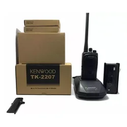 Walki Radio Transceiver com bateria de lítio, Walki Talki, Tk-2207, Vhf, 136/174 MHz, KNB45L