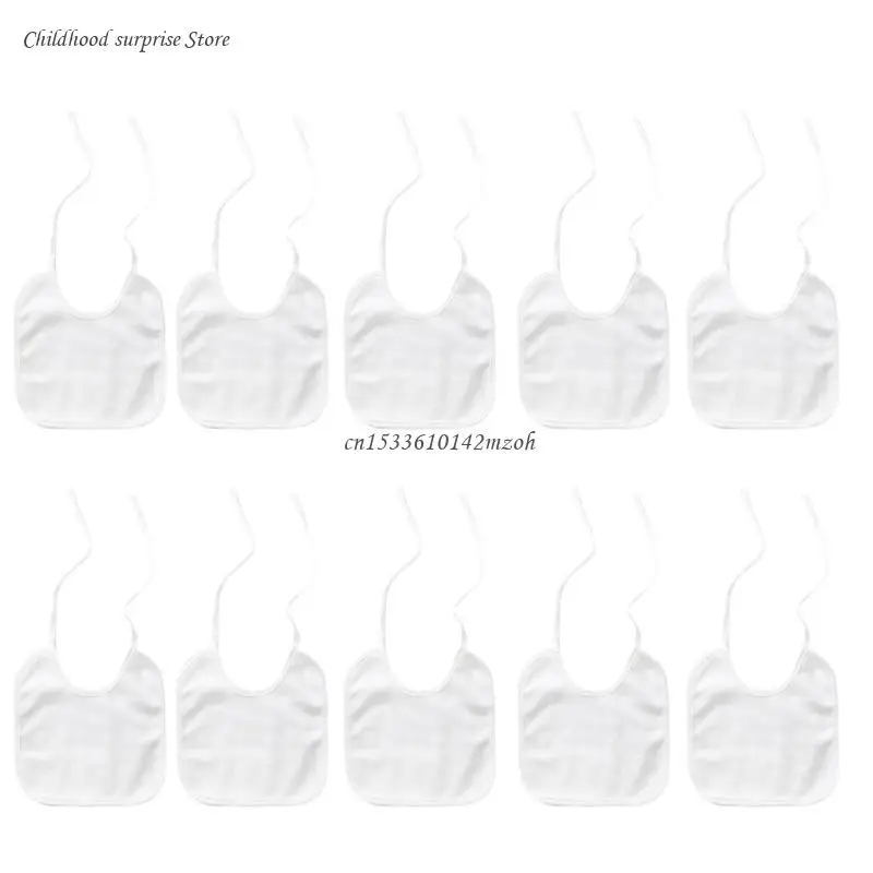 Adjustable Baby Bibs Water Resistant Baby Bibs Cotton for Eating & Crafting Dropship