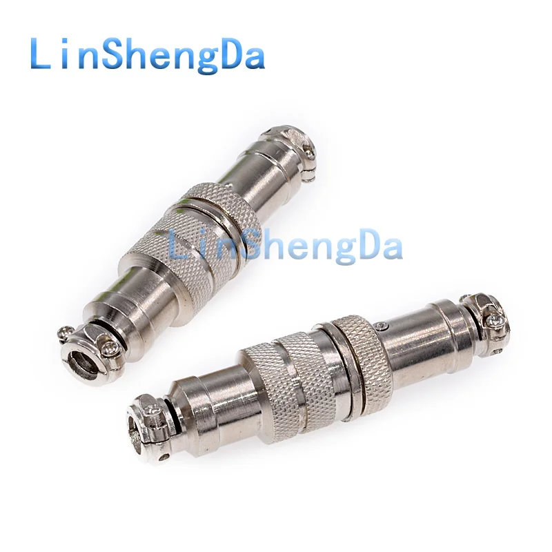 10 groups Aviation plug GX16-2/3/4/5/6/7/8 core 16mm butt connector male and female socket connector