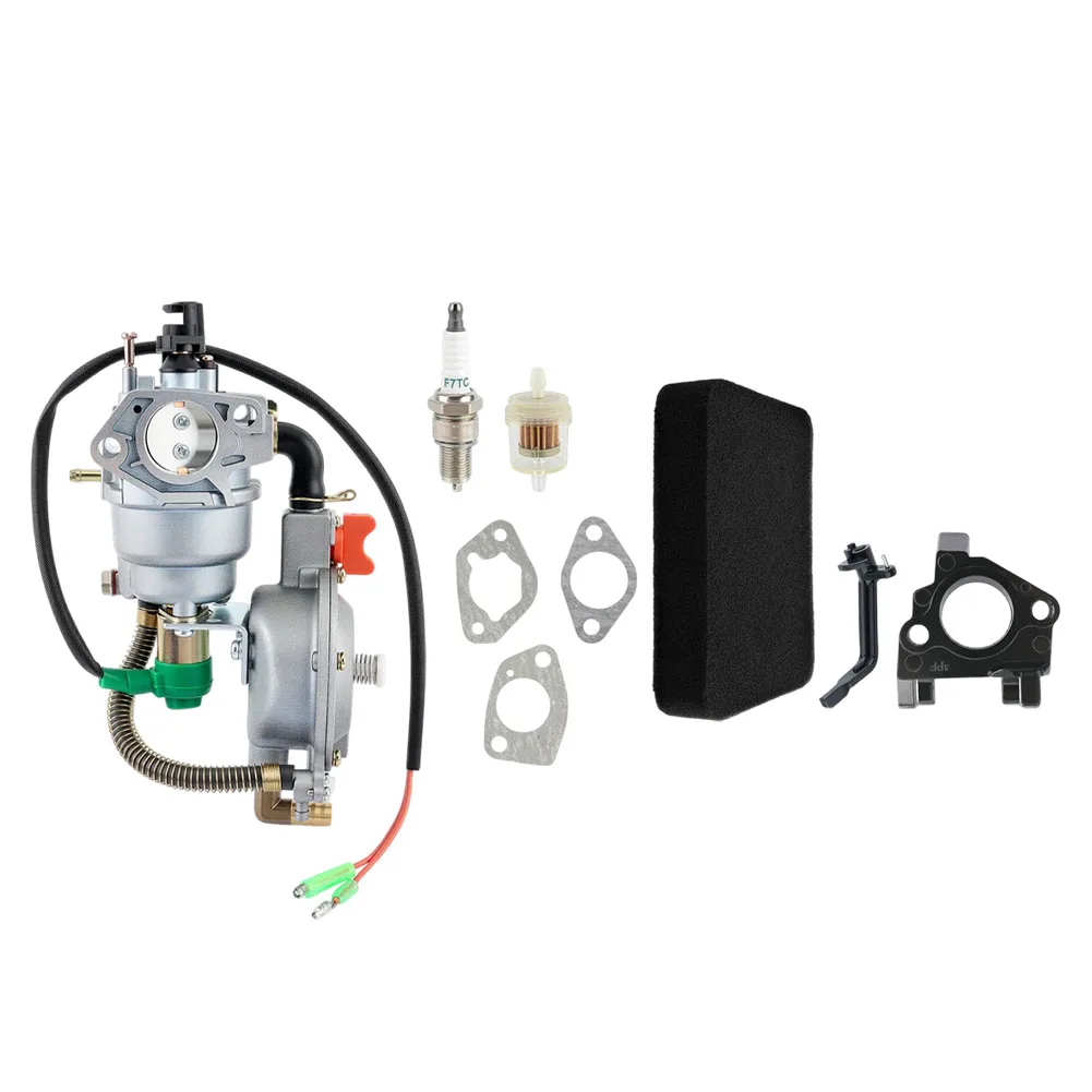

Dual Fuel For LPG Natural Gas Conversion Kit Carburetor for 4500 to 10000 Watt Generators Compatible with Multiple Brands