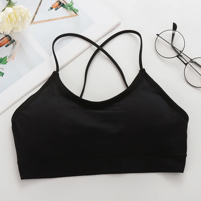 Summer Thin Sports Bra  Cross  - Yoga Fitness Youtube ulasan dan harga