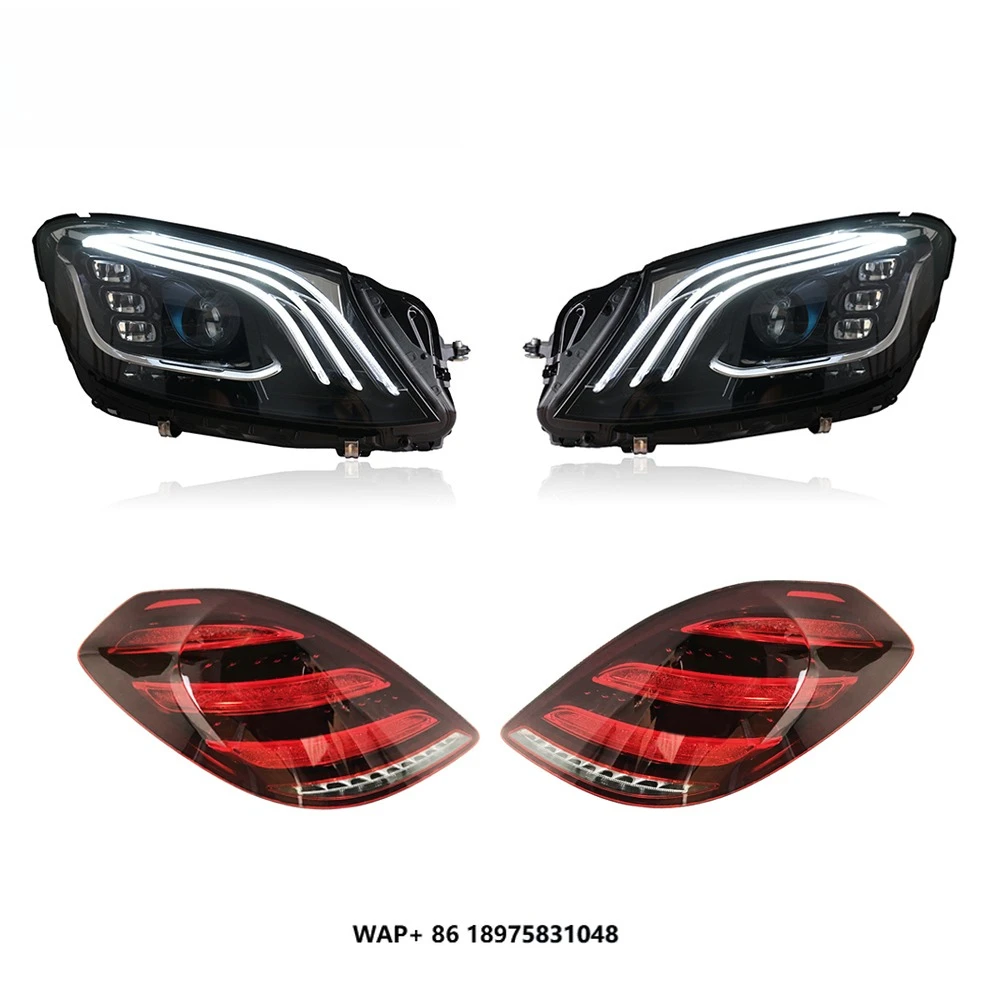 

High Quality LED Car Lights for W222 100W Head and Tail Lamp Assembly at 6000k Color Temperature