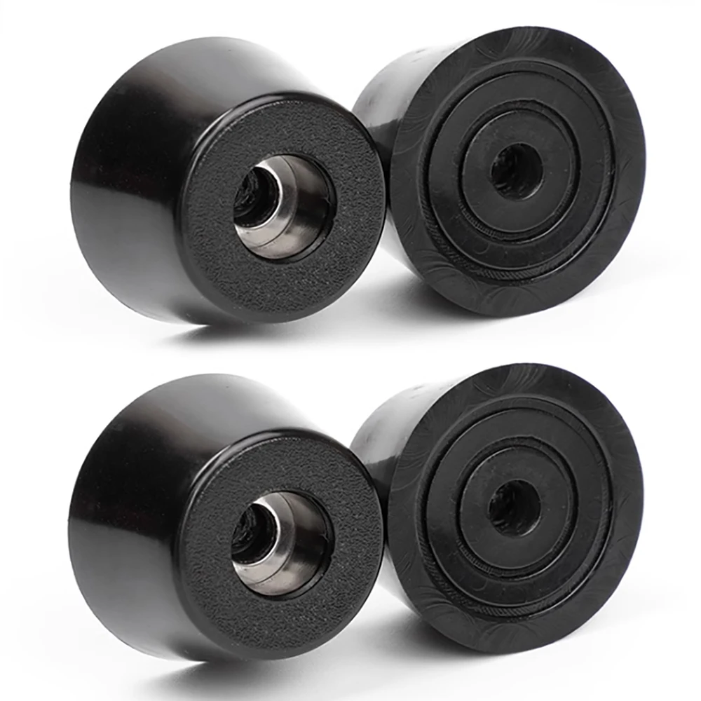 Black Rubber Foot Pad 36mm-50mm Shock-Absorbing Anti Slip Furniture Foot Pad Table and Chair Leg Protection Furniture Hardware