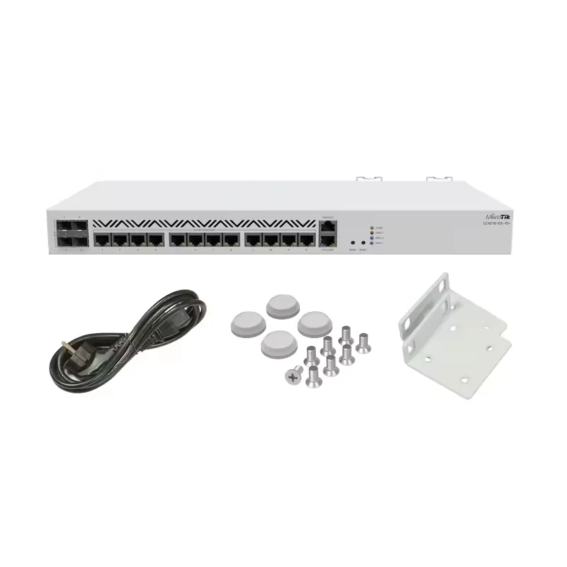 Mikrotik Ccr2116-12g-4s+ 16 Core Cup 10g Networking Meets The Unparalleled Ros Router 5g Wired Router Microtik