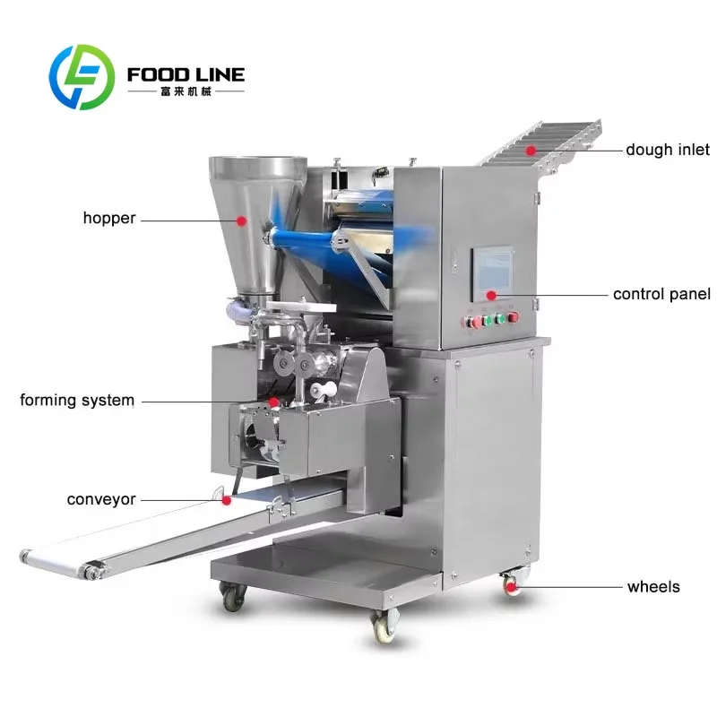 

Customized size Automatic Japanese dumpling packaging machine Chinese dumpling making machine price