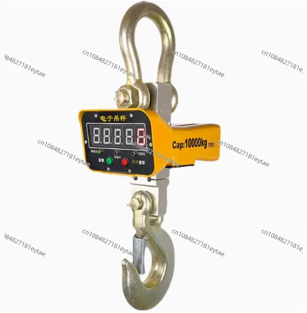 

Digital Hanging Scale 5000KG Portable Heavy duty Crane LED Display Industrial Hook Electronic