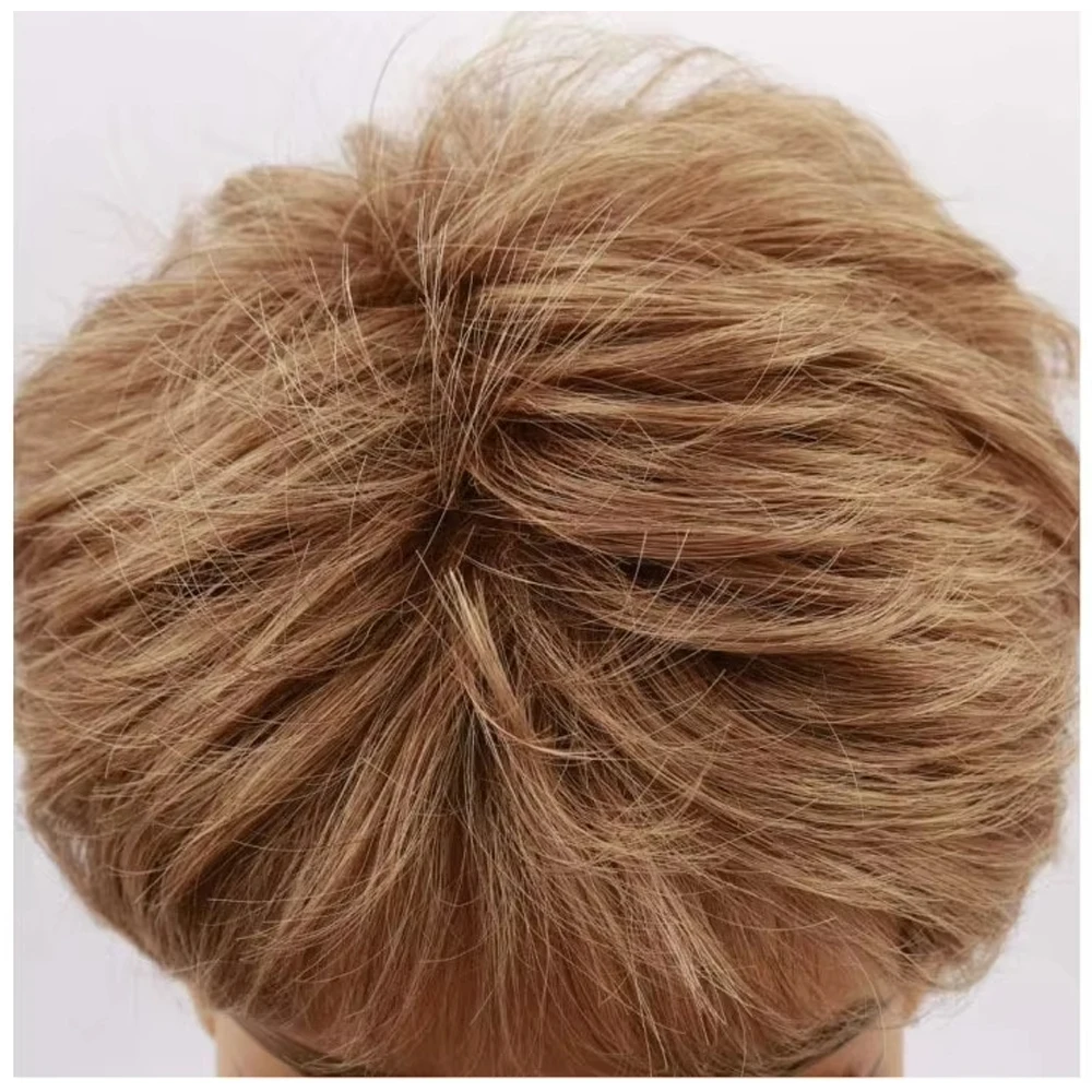 شعر مستعار قصير مجعد بطول 6 بوصات، باروكات بنية صناعية للنساء، شعر قصير مجعد من الألياف بدرجة حرارة عالية، مهرجان زفاف عيد الميلاد اليومي