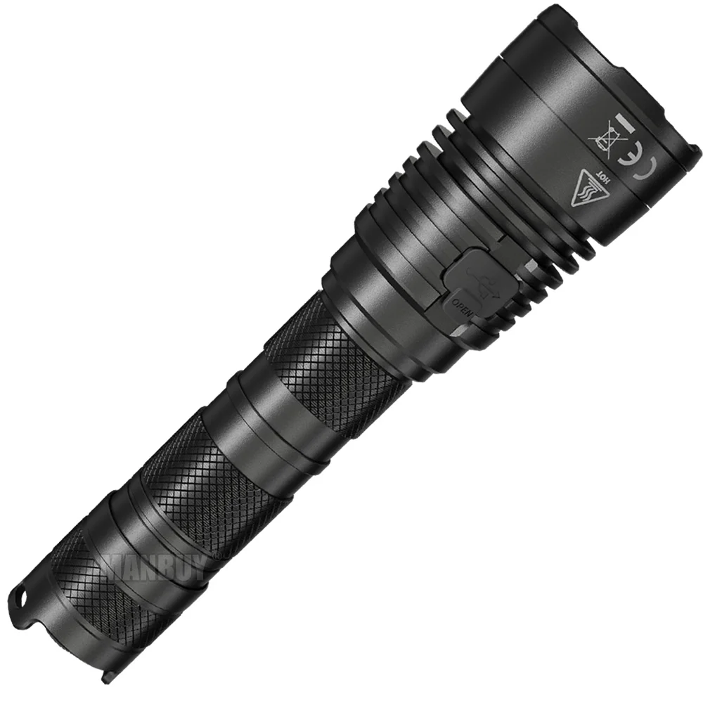 Nitecore MH25 V2 1300 LMs type-C Rechargeable Waterproof Tactical Flashlight 5000mAh 21700 Battery Outdoor Camping Hunting Torch