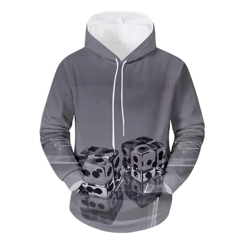 

Dice Fashion Style 3D Printed Hoodies Unisex Pullovers Hoodie Casual Sweatshirts