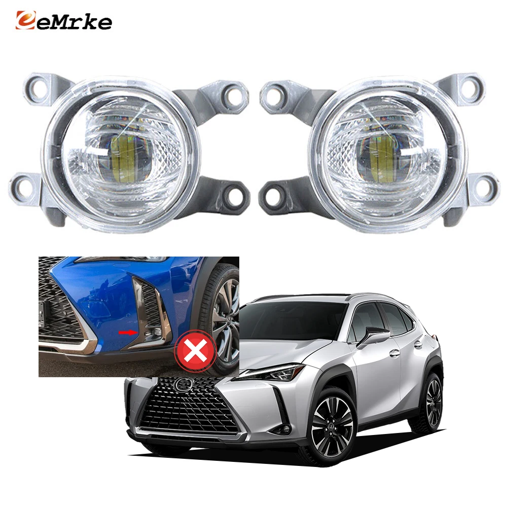 

Modified LED Fog Driving Light DRL Car Front Bumper Fog Lamp Assembly for Lexus UX 200 250h 300e UX300h 2018 2019 2020 2021 2022