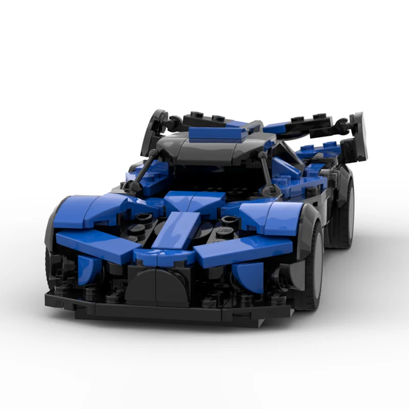 MOC الكلاسيكية سباق سرعة بطل سيارة نموذج سباق DIY الإبداعية لعبة أطفال هدية التكنولوجيا اللبنات #2
