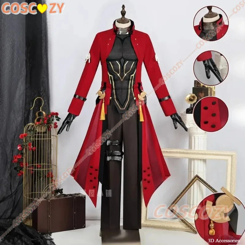 

2025 11 Аниме Honkai Star Rail X Fate Stay Night EMIYA Archer Косплей Костюм Парик Топ + Брюки + Фартук Костюмы для Хэллоуина для взрослых для Wo