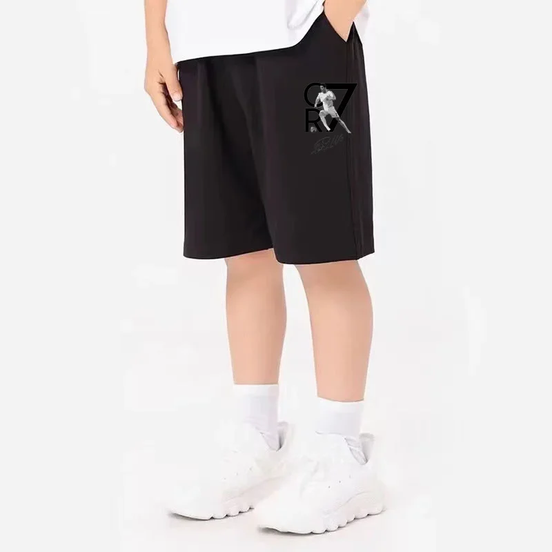 Cristiano Ronaldo Summer Fashion New T-Shirt Football Star Casual Round Neck Boys Printing Short Sleeve Hip Hop Kids T-Shirt