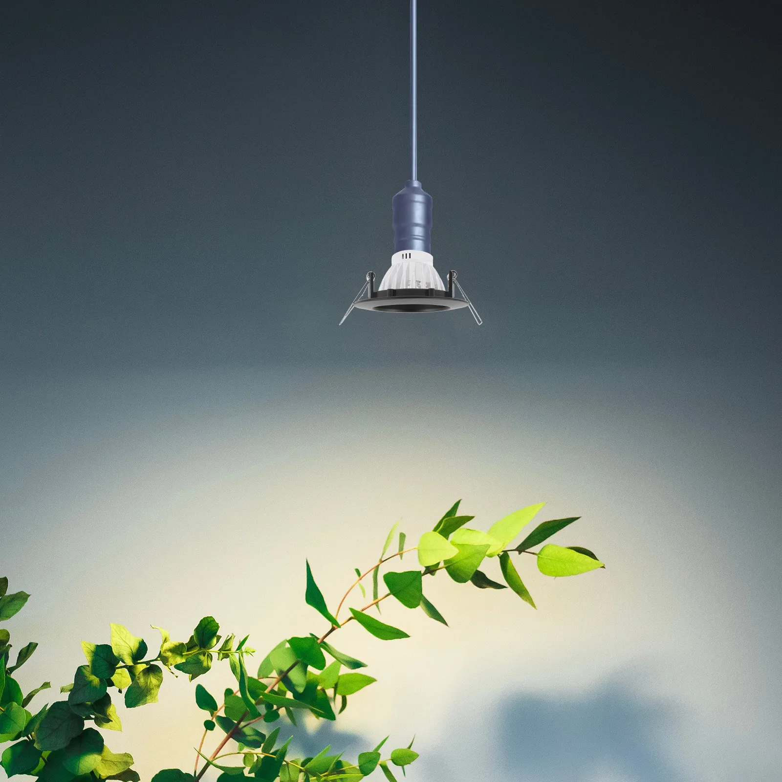 5Pcs LED Spotlight Shell Frame Fitting Simple Installation Compatible Gu10 Mr16 Module Radiator 50Mm Metal Light Bracket