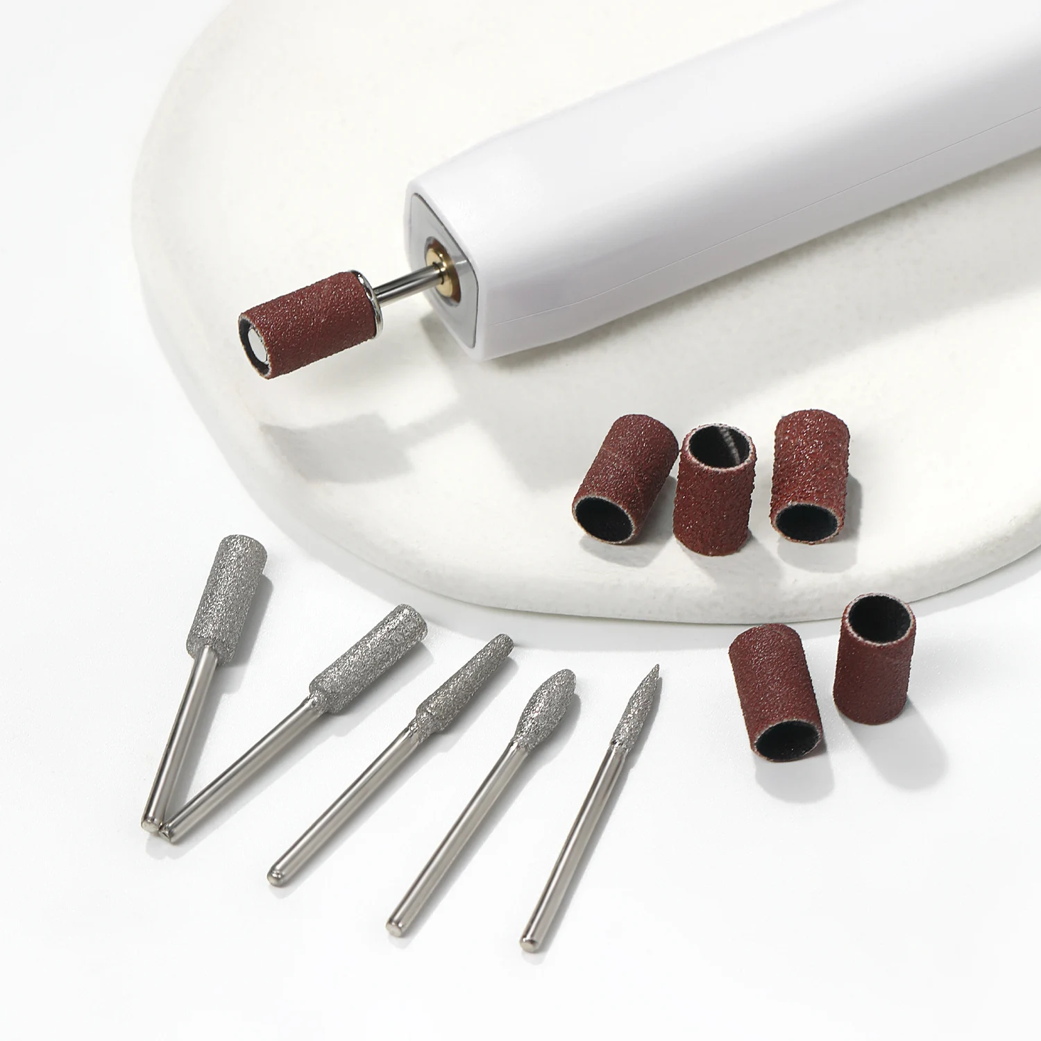 مجموعة مثقاب أظافر احترافية كهربائية محمولة من LULAA لأظافر الجل الأكريليك أداة مانيكير وباديكير لتنعيم وتشكيل التلميع