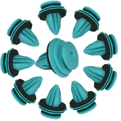 10-50pcs Green Nylon Retaining Clip for Toyota Bumper Door Buckle Car Interior Accessories Auto Vehicle Retainer Fastener Rivet