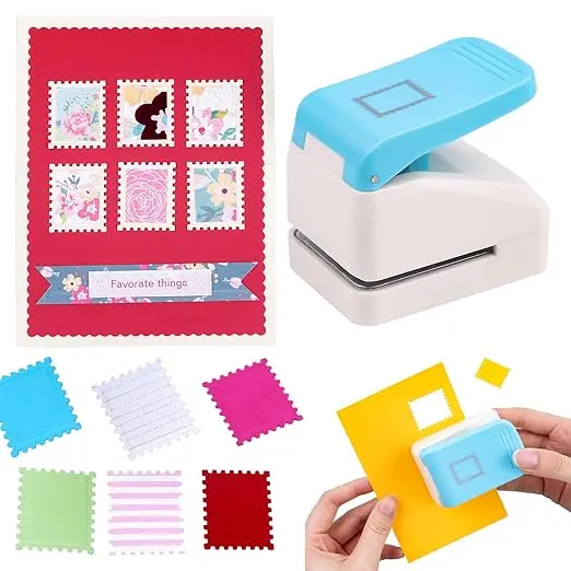 Briefmarken-Prägeschlag, Sternstanzer, Punktezubehör für Scrapbooking, Journaling, Papierhandwerk, DIY, Kartenherstellung, Papierhandwerk