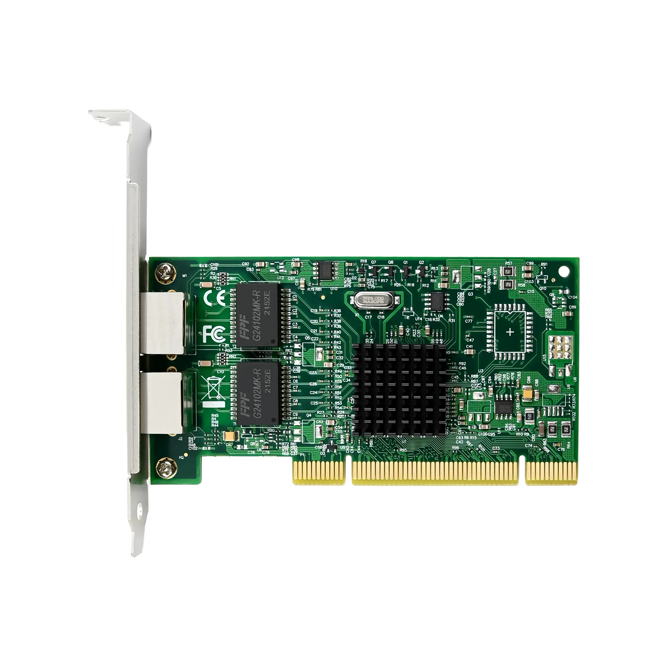 SUNWEIT ST7250 PCI Intel 82546 خادم جيجابت نحاسي ثنائي المنفذ NIC