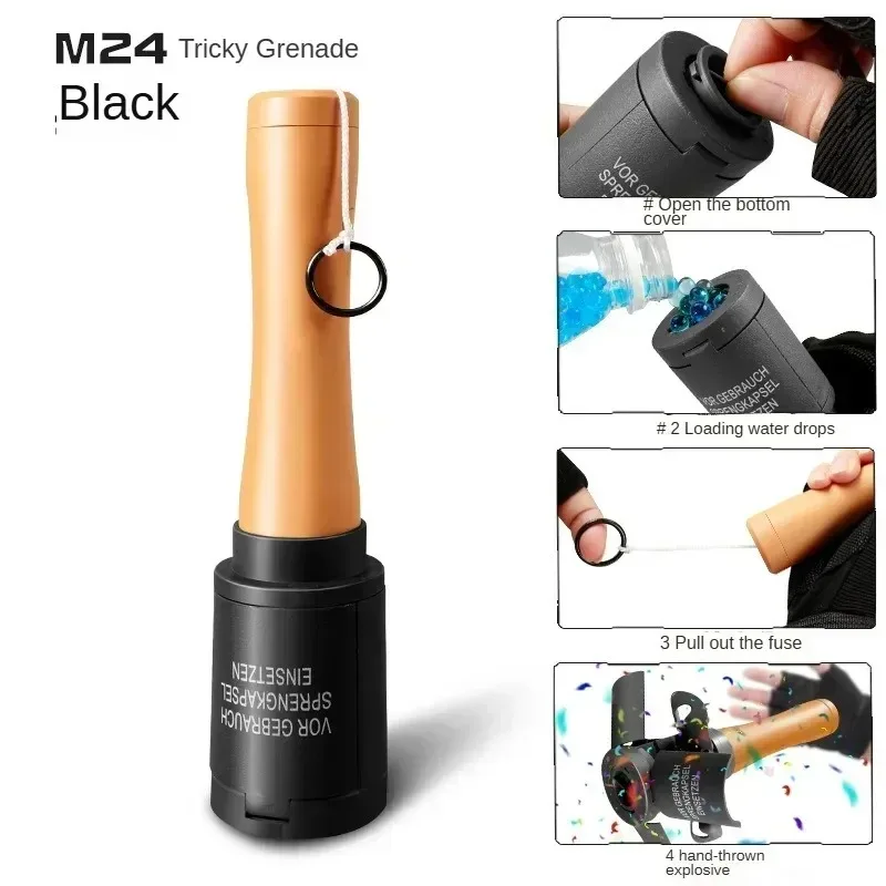 

AQTactical Smoke Grenade Модель M67 Burst Mine Водяная граната Подпрыгивающая дымовая граната и другие 10-разные модели граната для страйкбола