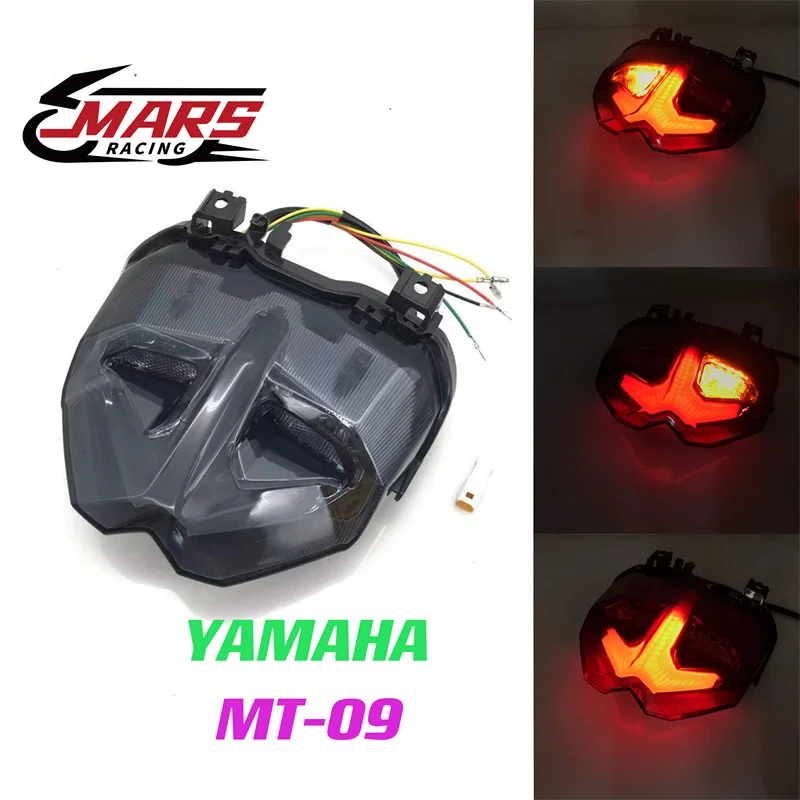 

For Yamaha MT 09 MT-09 MT09 FZ09 FZ-09 2021+ Motorcycle Accessories Rear Tail light Brake Warning Turn Signal LED Light mt09