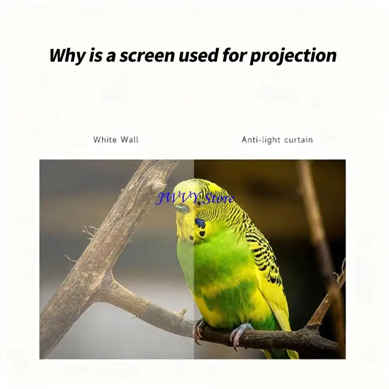 573A Foldable Metal Frame Projector Screen High Contrast Outdoor Home Theater Setups