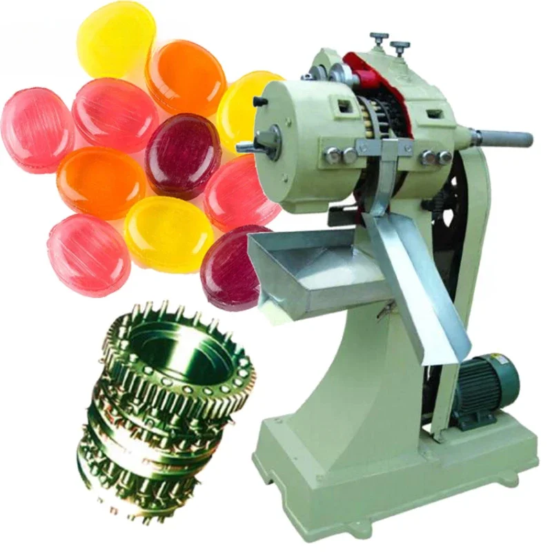 Automatic Mint Candy Maker/28-Die Pie Forming Machine/Manual Hard Candy Cutting Machine