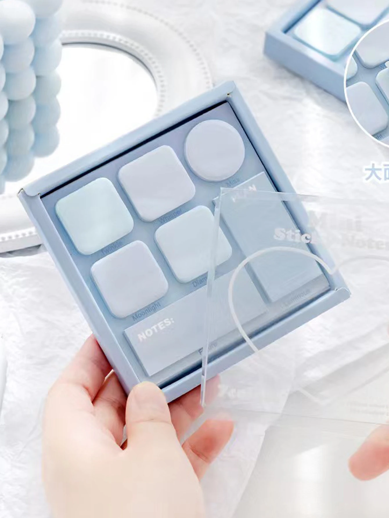 Cartoon Memo Pad coniglio Sticky Note adesivi decalcomania Scrapbooking fai da te Kawaii blocco Note diario cancelleria scuola muslimah