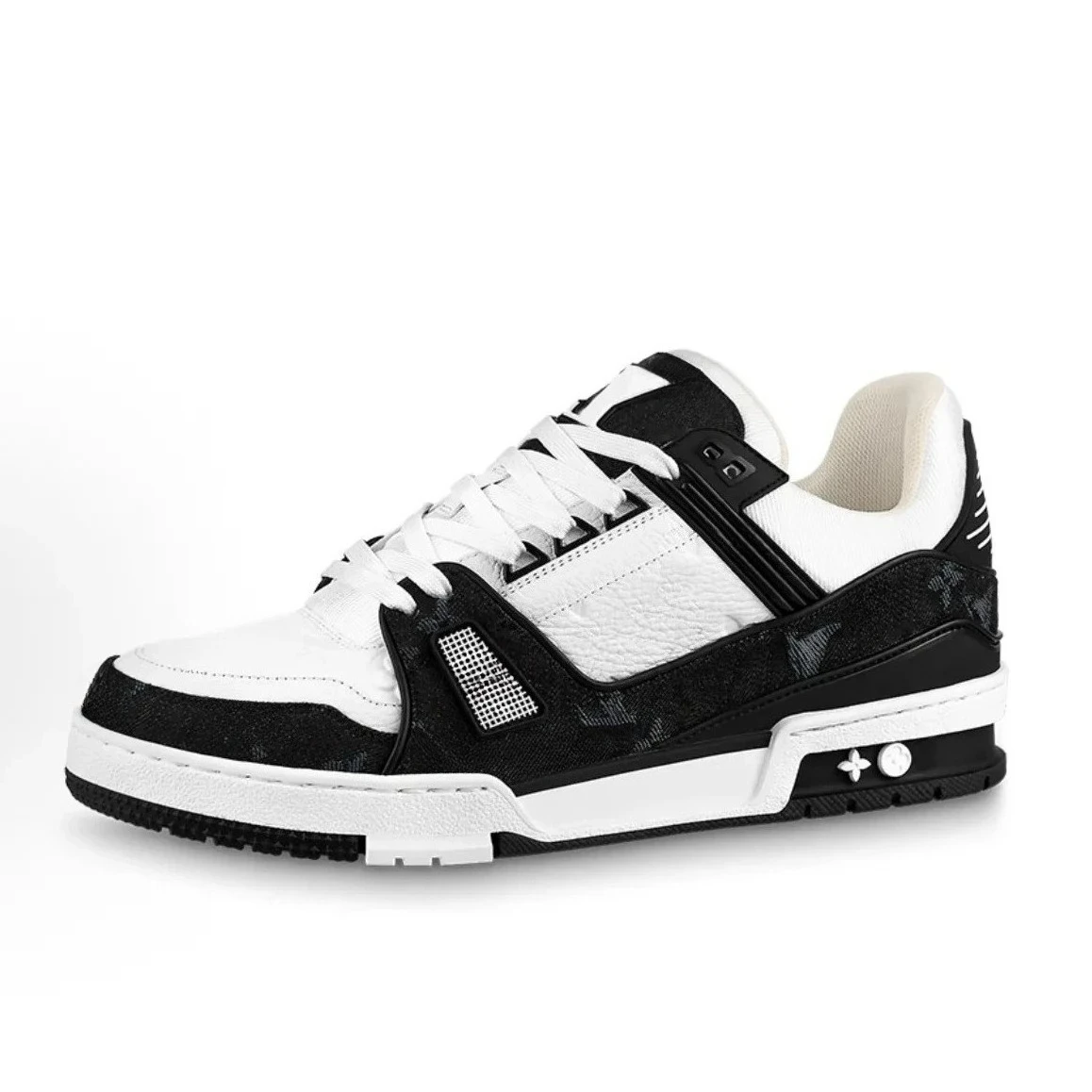 European Minimalist Luxurious Fashion Sports Shoes, Men's Low-top Casual Textured Printed Training Shoes, Unique Creative Denim Casual Shoes, Versatile Creative Women's Shoes, High-end Brand Platform Sports Shoes. view 6